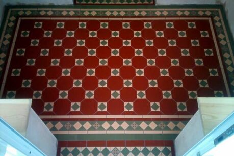 Red Tile Steps